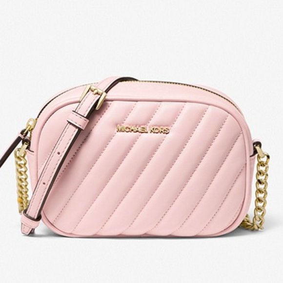 Michael Kors Blush Small Quilted Crossbody NWT & Gift Box - Picture 1 of 8
